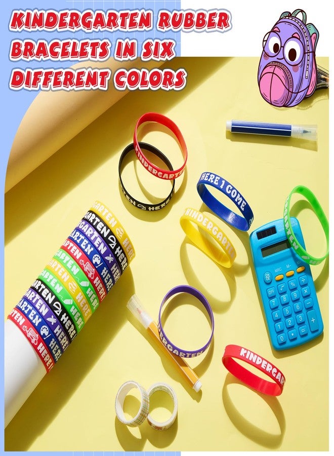 مجموعة سيمجوينج من 120 قطعة من الأساور المطاطية لرياض الأطفال، أساور سيليكون مزينة برسومات لرياض الأطفال، هدايا مثالية لحفلات العودة إلى المدرسة، مستلزمات تزيين الفصول الدراسية، هدايا تبادلية - Image 3